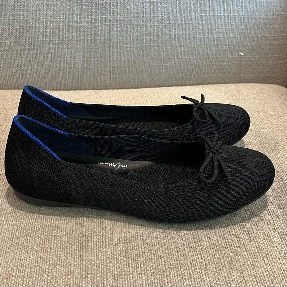 NEW Rothy’s Ballet Flat Black Size 7.5 - Picture 5 of 7
